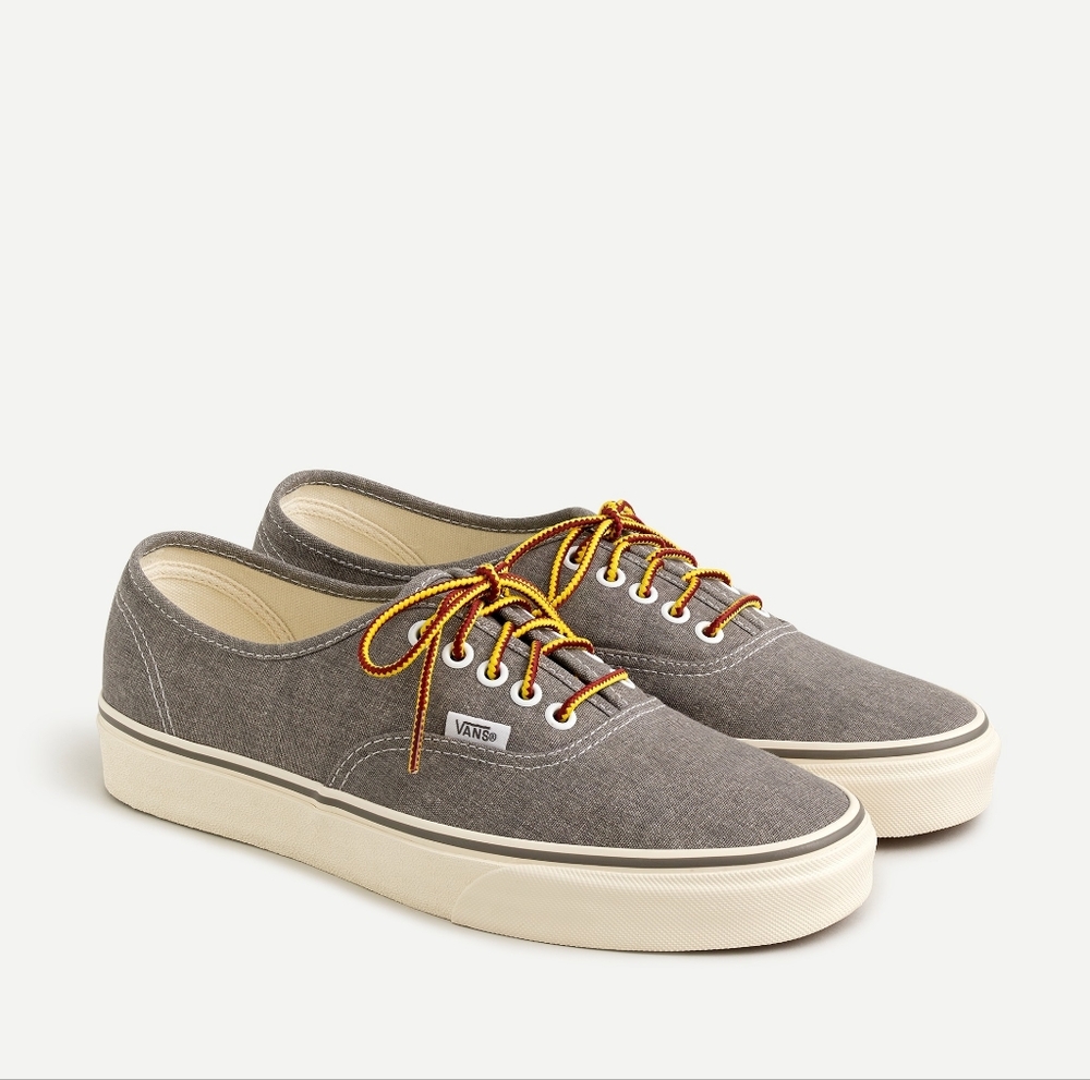 Vans Authentic Low Top Grey Sneakers - Men's 9.5 - TC7H